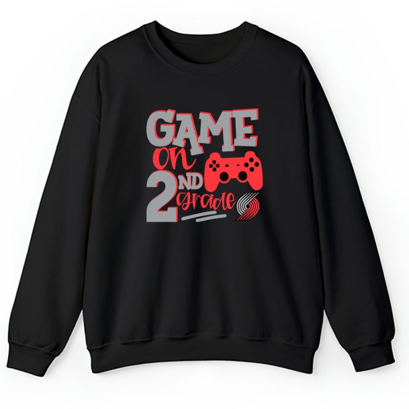 Portland Trail Blazers X Game On X Custom Number Grade Unisex Hoodie TAH10594