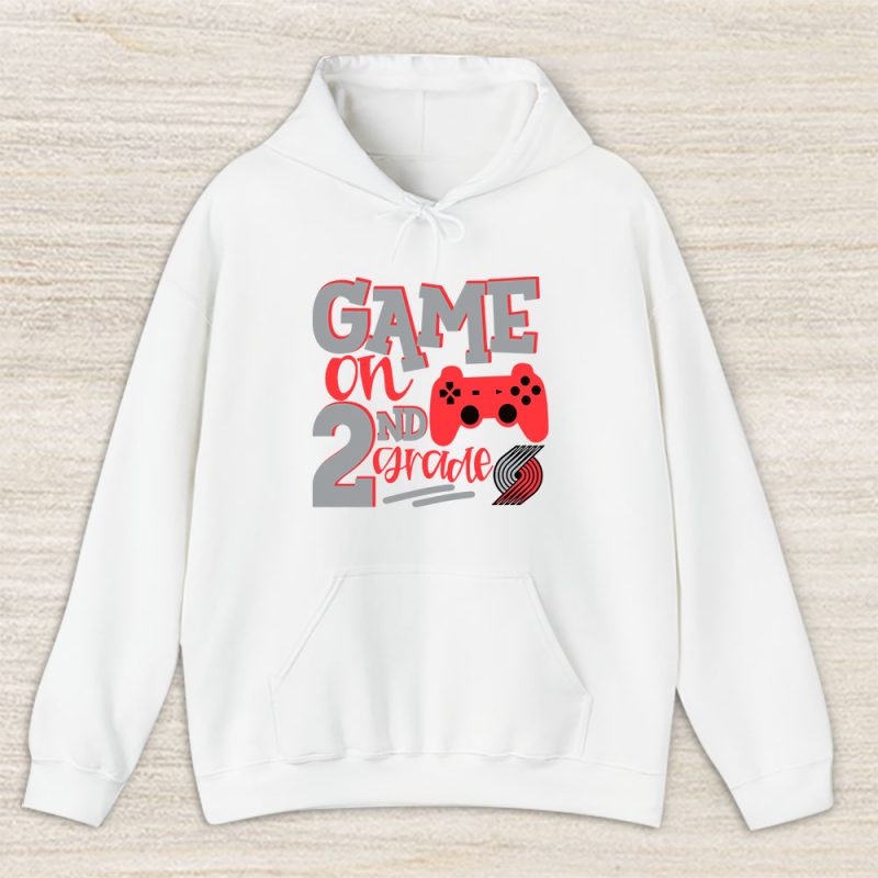 Portland Trail Blazers X Game On X Custom Number Grade Unisex Hoodie TAH10594