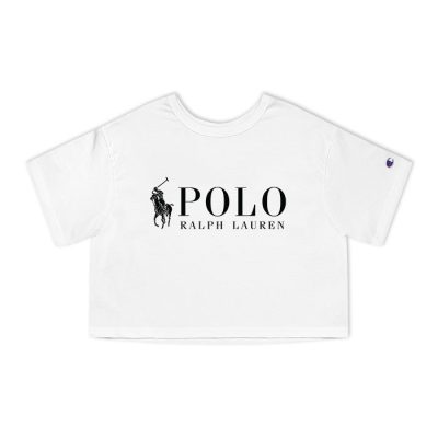 Ralph Lauren Polo Logo Luxury Champion Lady Crop-Top T-Shirt CTB2743