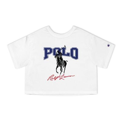 Ralph Lauren Polo Logo Luxury Champion Lady Crop-Top T-Shirt CTB2751