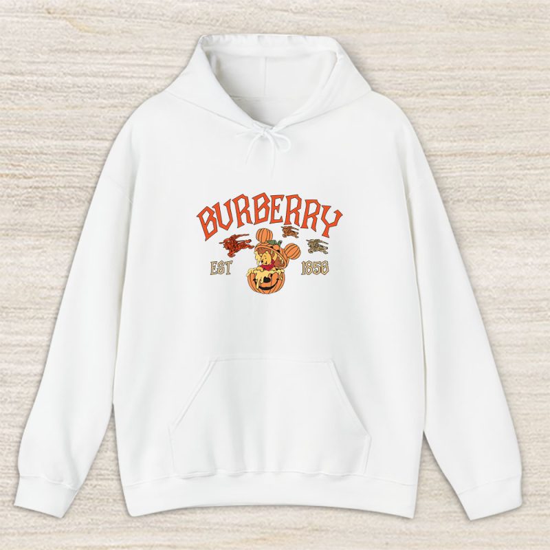 Retro Pooh Ghost Halloween Burberry Unisex Hoodie TAH10114