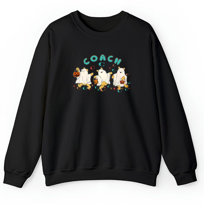 Retro Pooh Ghost Halloween Coach Unisex Hoodie TAH10115