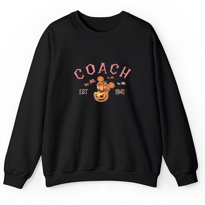 Retro Pooh Ghost Halloween Coach Unisex Hoodie TAH10116