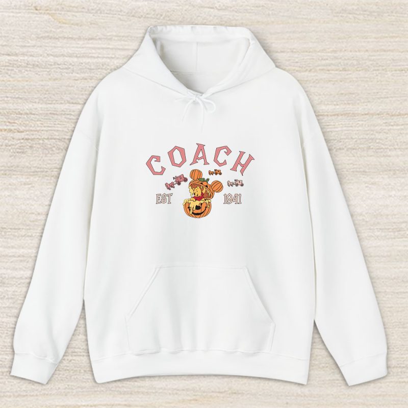 Retro Pooh Ghost Halloween Coach Unisex Hoodie TAH10116