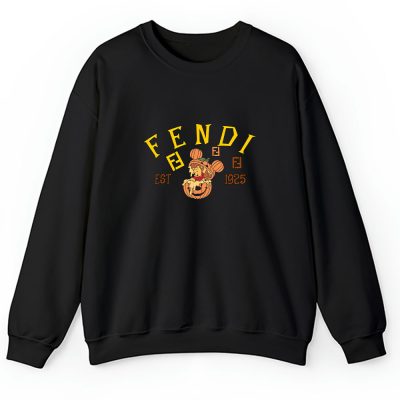 Retro Pooh Ghost Halloween Fendi Unisex Hoodie TAH10118