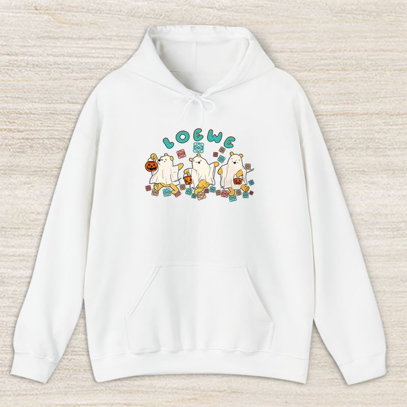 Retro Pooh Ghost Halloween Loewe Unisex Hoodie TAH10121