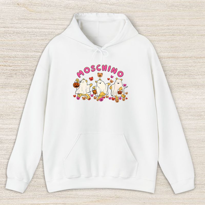 Retro Pooh Ghost Halloween Moschino Unisex Hoodie TAH10125