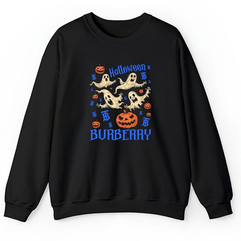 Retro Spooky Halloween Shirt Burberry Unisex Sweatshirt TAS9296