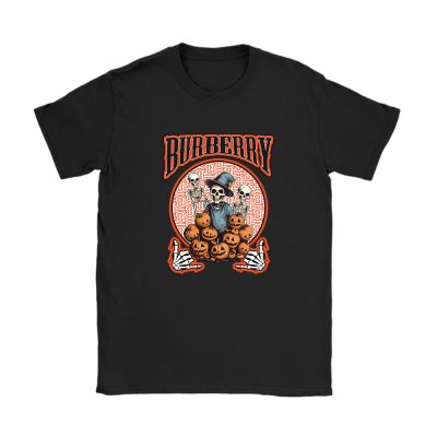 Retro Spooky Halloween Shirt Burberry Unisex T-Shirt Cotton Tee TAT10130