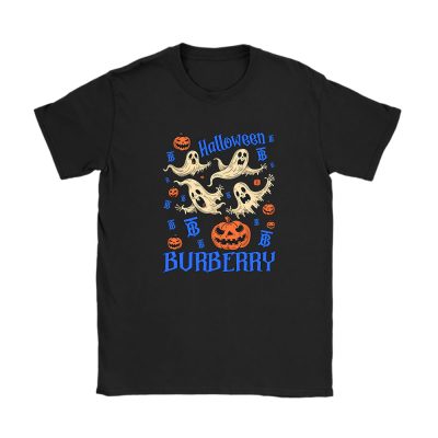 Retro Spooky Halloween Shirt Burberry Unisex T-Shirt Cotton Tee TAT9296