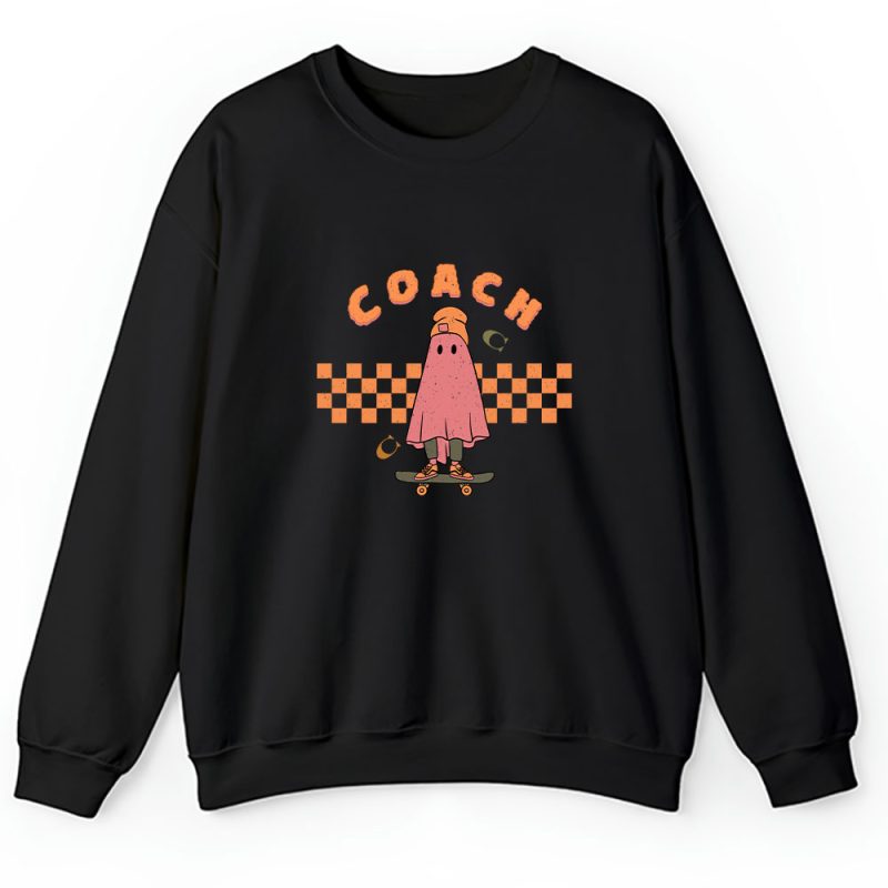 Retro Spooky Halloween Shirt Coach Unisex Hoodie TAH10134