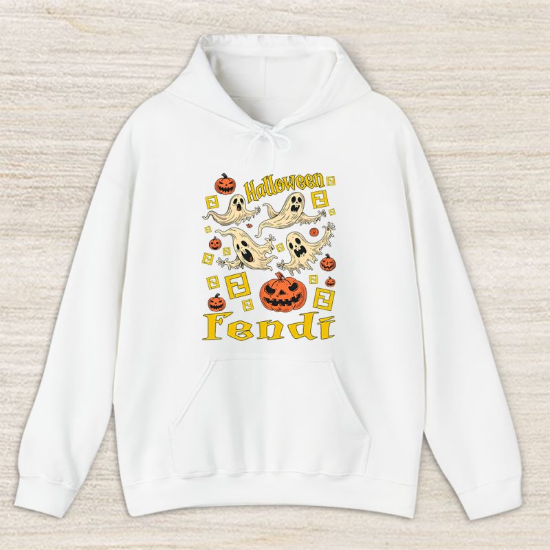 Retro Spooky Halloween Shirt Fendi Unisex Hoodie TAH9300