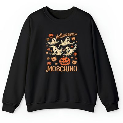 Retro Spooky Halloween Shirt Moschino Unisex Sweatshirt TAS9308