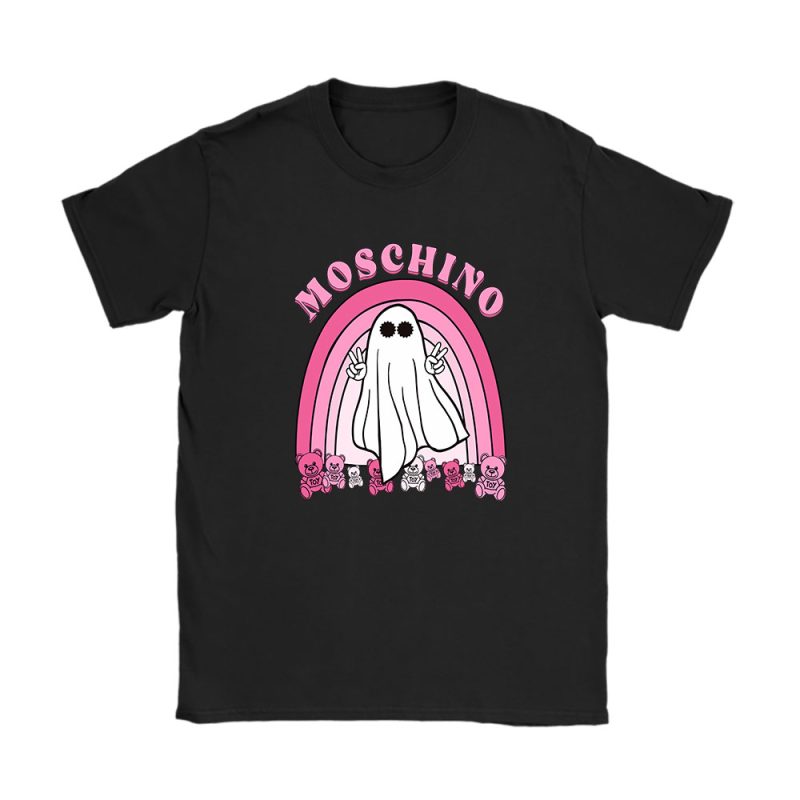 Retro Spooky Halloween Shirt Moschino Unisex T-Shirt Cotton Tee TAT10169