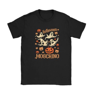 Retro Spooky Halloween Shirt Moschino Unisex T-Shirt Cotton Tee TAT9308