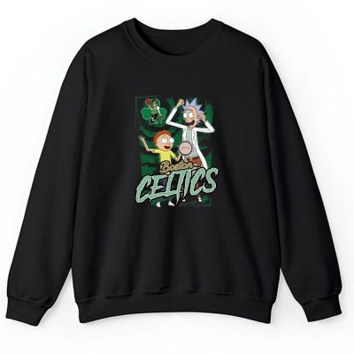 Rick And Morty X Boston Celtics Team NBA Basketball Unisex Sweatshirt TAS8538