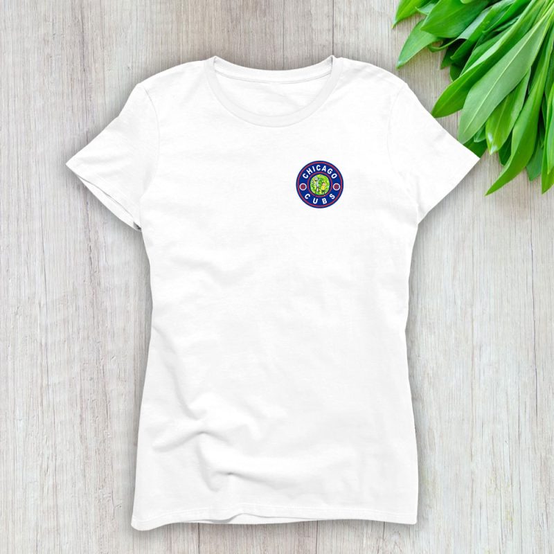 Rick And Morty X Chicago Cubs Team X MLB X Baseball Fans Lady T-Shirt Women Tee LTL9029