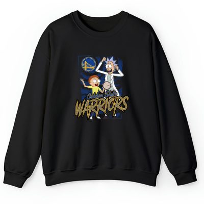 Rick And Morty X Golden State Warriors Team NBA Basketball Unisex Sweatshirt TAS8541
