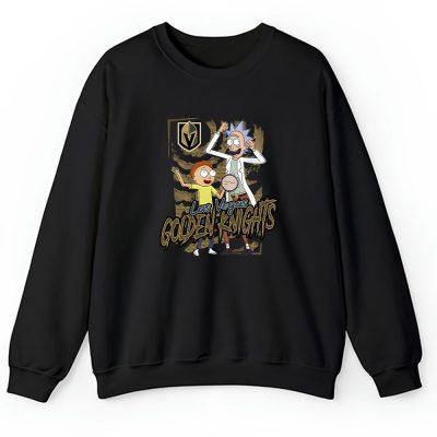 Rick And Morty X Las Vegas Golden Knights Team NHL Hockey Fan Unisex Sweatshirt TAS8817