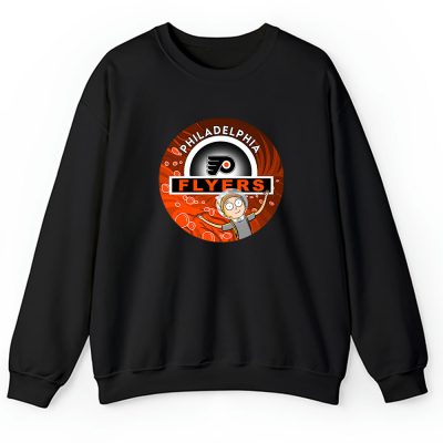 Rick And Morty X Philadelphia Flyers Team NHL Hockey Fan Unisex Sweatshirt TAS8674