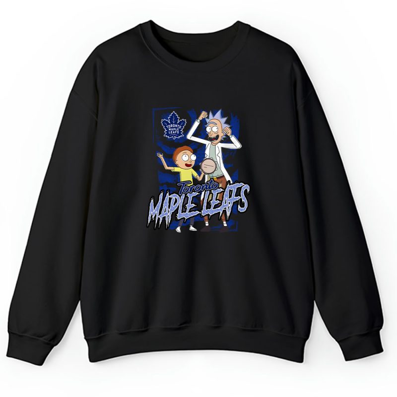 Rick And Morty X Toronto Maple Leafs Team NHL Hockey Fan Unisex Sweatshirt TAS8822