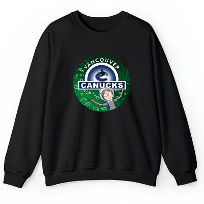 Rick And Morty X Vancouver Canucks Team NHL Hockey Fan Unisex Sweatshirt TAS8677