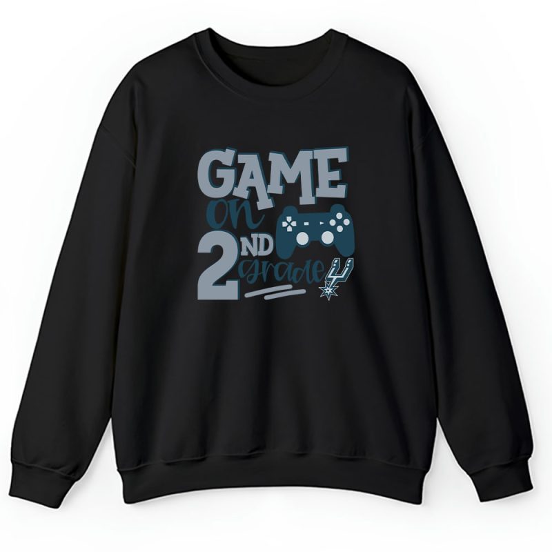 San Antonio Spurs X Game On X Custom Number Grade Unisex Hoodie TAH10604