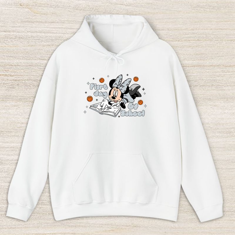 San Antonio Spurs X Welcome Back To School Gift X Minnie Mouse Unisex Hoodie TAH9424