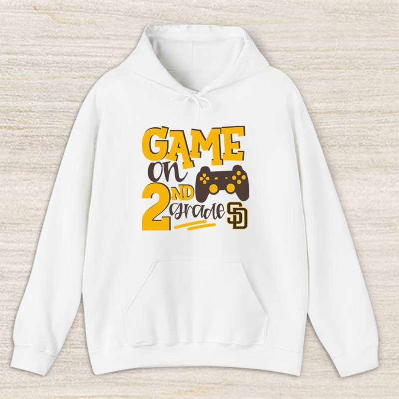 San Diego Padres X Game On X Schools Back X Custom Number Grade Unisex Hoodie TAH10458