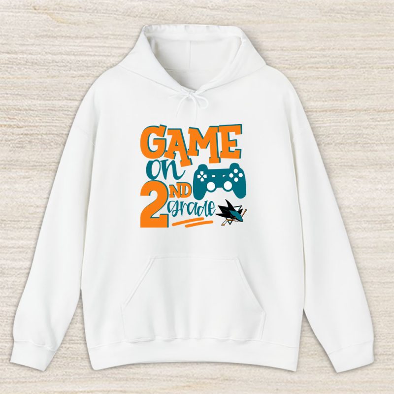 San Jose Sharks X Game On X Schools Back X Custom Number Unisex Hoodie TAH10736