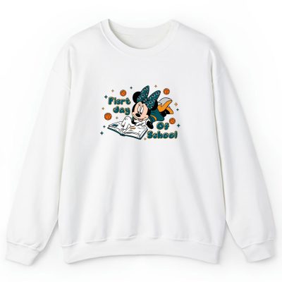 San Jose Sharks X Welcome Back To School Gift X Minnie Mouse Unisex Sweatshirt TAS11296