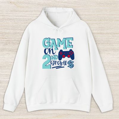 Seattle Kraken X Game On X Schools Back X Custom Number Unisex Hoodie TAH10734