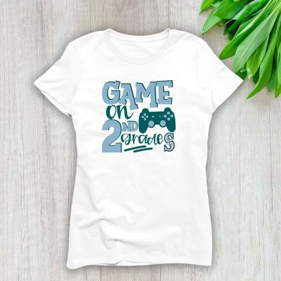 Seattle Mariners X Game On X Schools Back X Custom Number Grade Lady T-Shirt Women Tee LTL10460