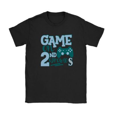 Seattle Mariners X Game On X Schools Back X Custom Number Grade Unisex T-Shirt Cotton Tee TAT10460