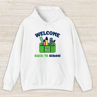 Seattle Seahawks X Welcome Back To School X Custom Name Unisex Hoodie TAH10677