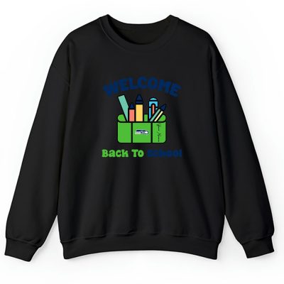 Seattle Seahawks X Welcome Back To School X Custom Name Unisex Hoodie TAH10677