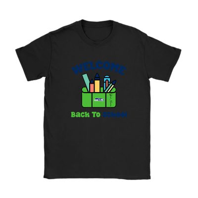 Seattle Seahawks X Welcome Back To School X Custom Name Unisex T-Shirt Cotton Tee TAT10677