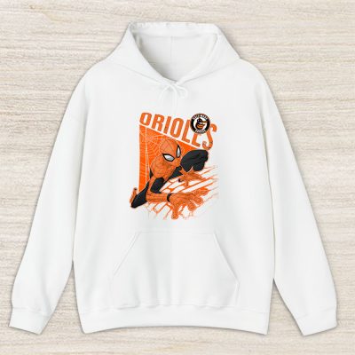 Spiderman MLB Baltimore Orioles Unisex Hoodie TAH9837