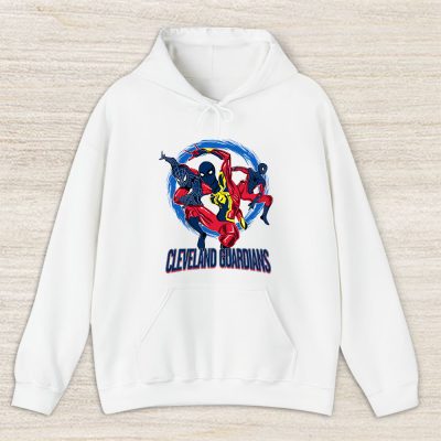 Spiderman MLB Cleveland Guardians Unisex Hoodie TAH9859