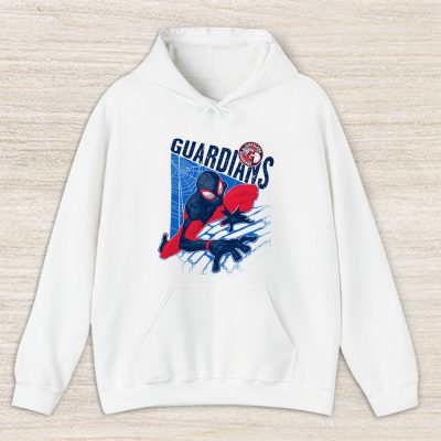 Spiderman MLB Cleveland Guardians Unisex Hoodie TAH9860