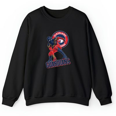 Spiderman MLB Cleveland Guardians Unisex Sweatshirt TAS8365