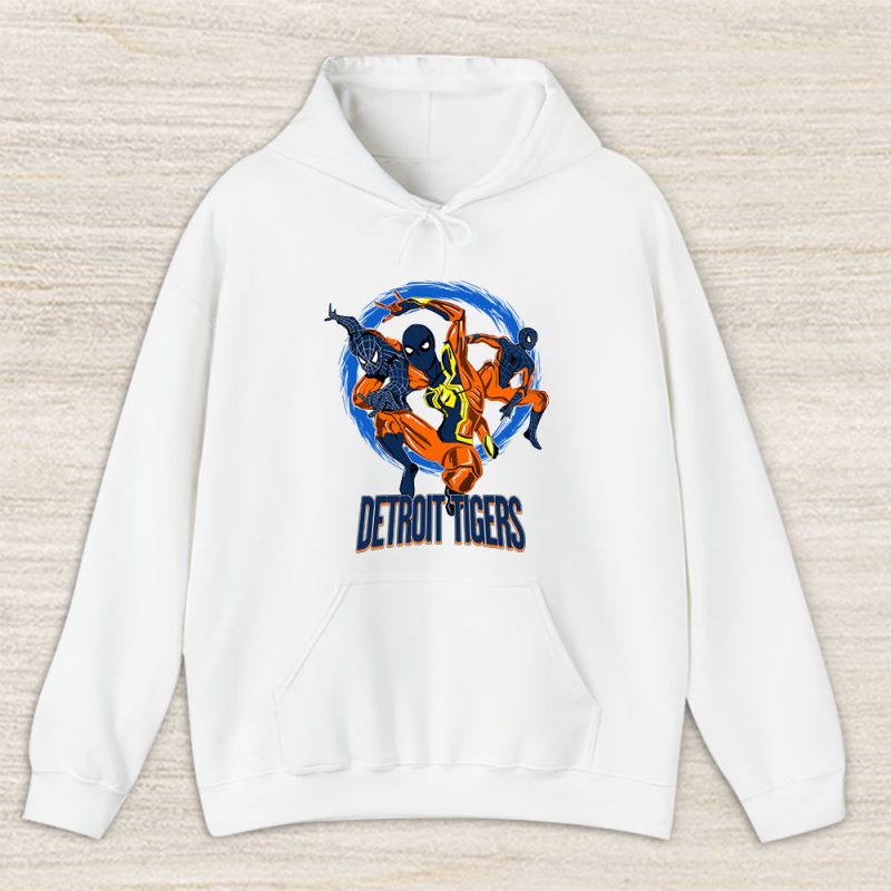 Spiderman MLB Detroit Tigers Unisex Hoodie TAH9890