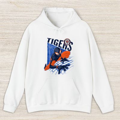 Spiderman MLB Detroit Tigers Unisex Hoodie TAH9891