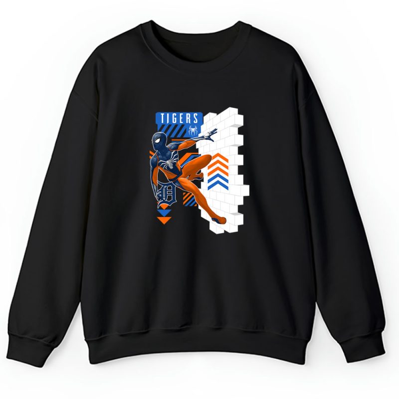 Spiderman MLB Detroit Tigers Unisex Sweatshirt TAS11609