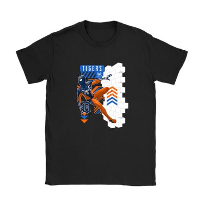 Spiderman MLB Detroit Tigers Unisex T-Shirt Cotton Tee TAT11609