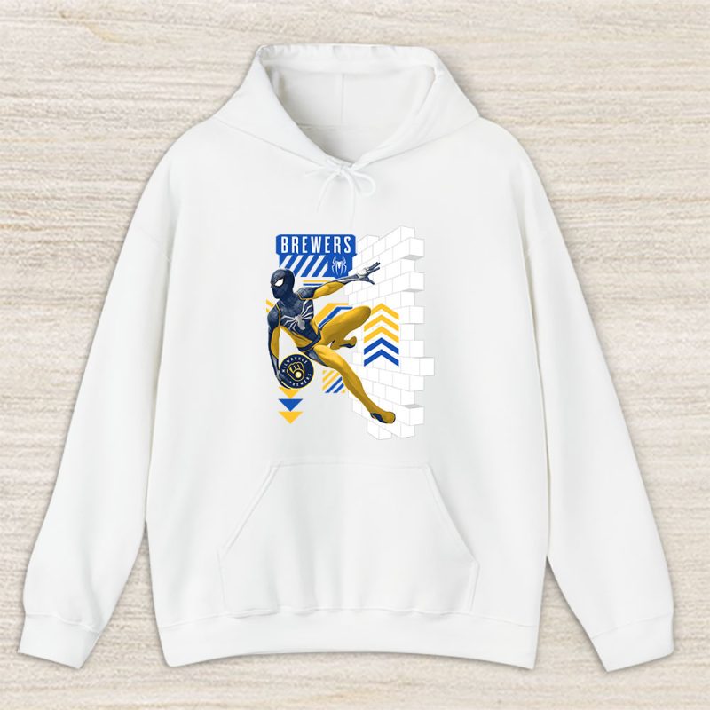 Spiderman MLB Milwaukee Brewers Unisex Hoodie TAH11632