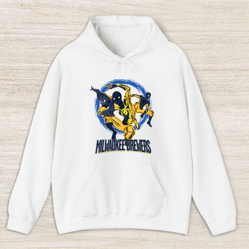 Spiderman MLB Milwaukee Brewers Unisex Hoodie TAH9936