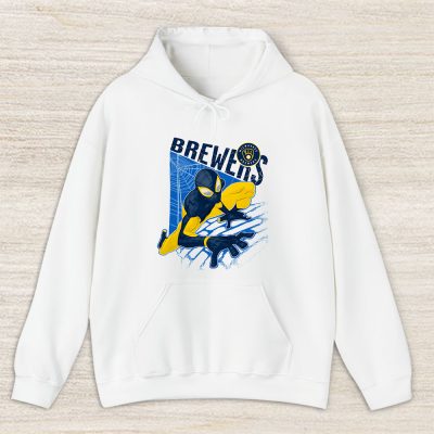 Spiderman MLB Milwaukee Brewers Unisex Hoodie TAH9937