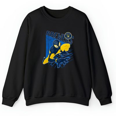 Spiderman MLB Milwaukee Brewers Unisex Sweatshirt TAS9937