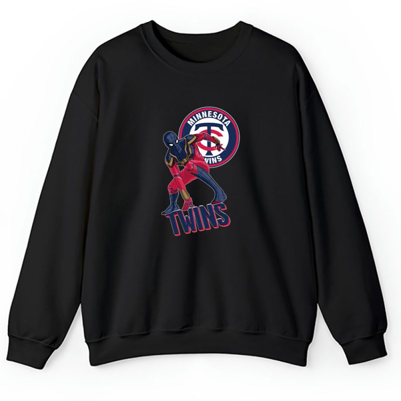 Spiderman MLB Minnesota Twins Unisex Sweatshirt TAS8410